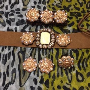 Choker clay jewelry set